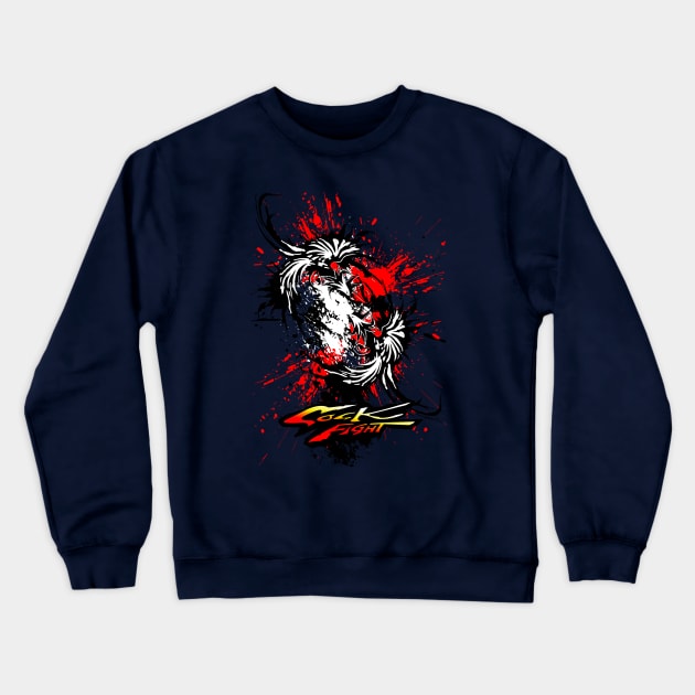 Ready....Fight! (Fighting Rooster 2) Crewneck Sweatshirt by Nostalgink